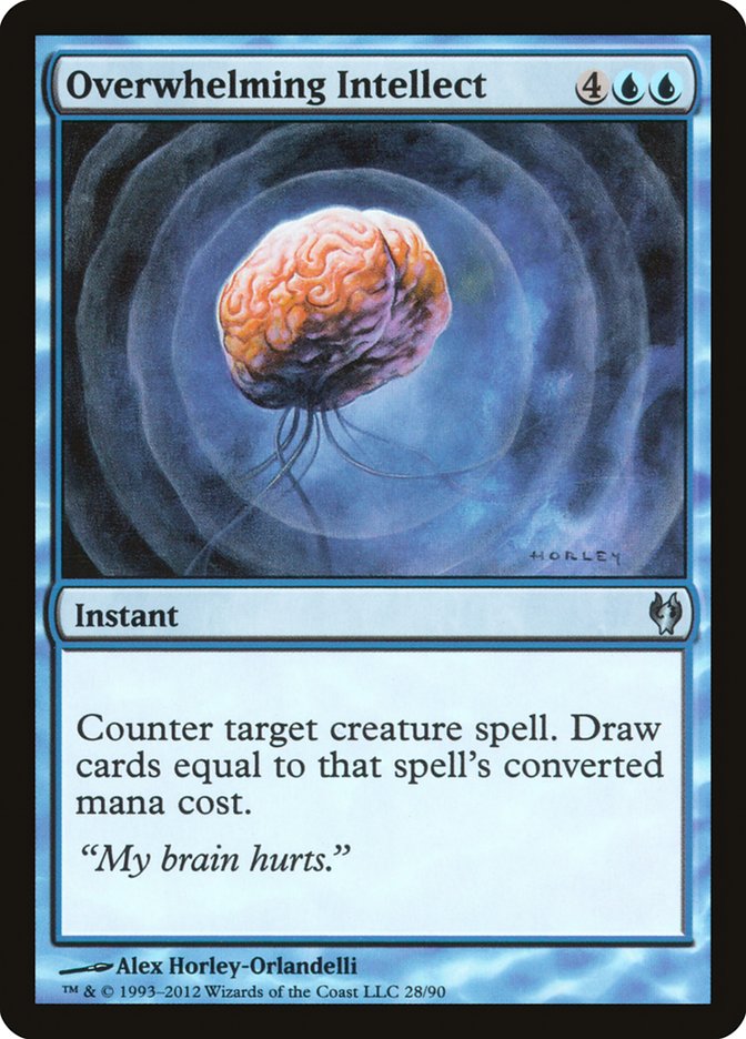 Overwhelming Intellect [Duel Decks: Izzet vs. Golgari] - The Mythic Store | 24h Order Processing