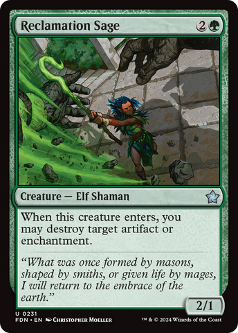Reclamation Sage [Foundations] - The Mythic Store | 24h Order Processing