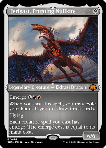 Herigast, Erupting Nullkite (Foil Etched) [Modern Horizons 3] - The Mythic Store | 24h Order Processing