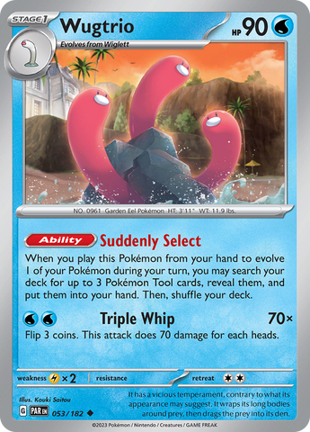 Wugtrio (053/182) [Scarlet & Violet: Paradox Rift] - The Mythic Store | 24h Order Processing