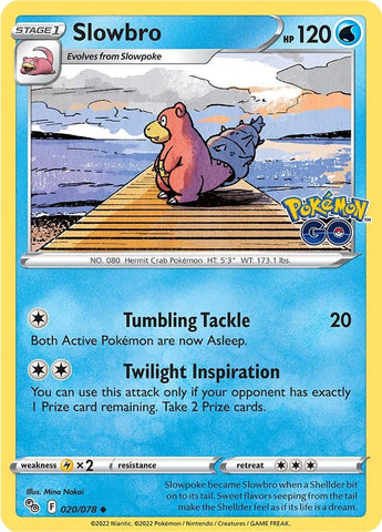 Slowbro (020/078) [Pokémon GO] - The Mythic Store | 24h Order Processing