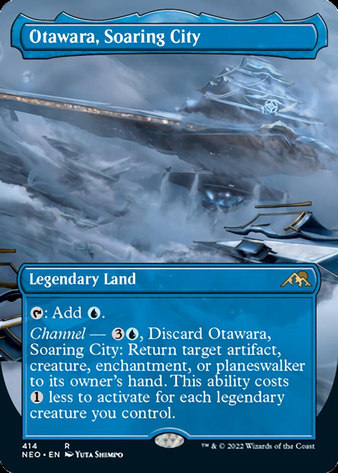 Otawara, Soaring City (Borderless Alternate Art) [Kamigawa: Neon Dynasty] - The Mythic Store | 24h Order Processing