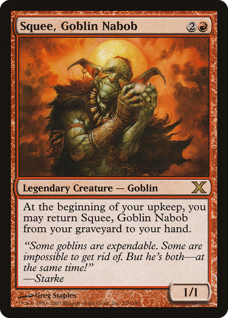 Squee, Goblin Nabob [Tenth Edition] - The Mythic Store | 24h Order Processing