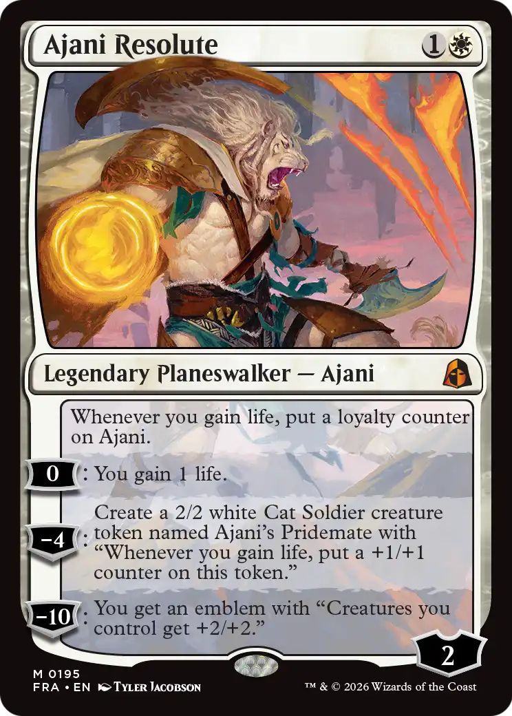 Ajani Resolute [Reality Fracture] - The Mythic Store | 24h Order Processing