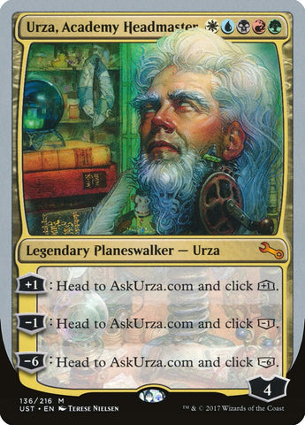 Urza, Academy Headmaster [Unstable] - The Mythic Store | 24h Order Processing