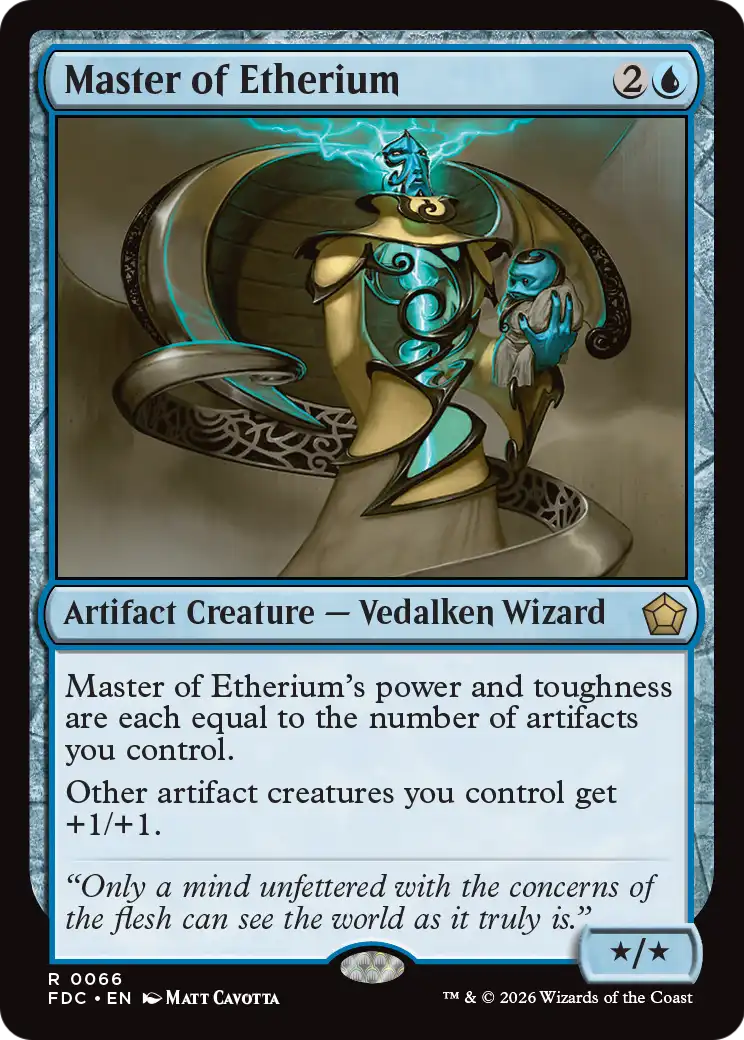 Master of Etherium [Foundations Commander] - The Mythic Store | 24h Order Processing