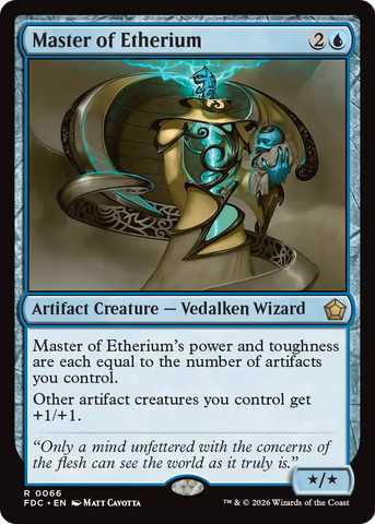 Master of Etherium [Foundations Commander] - The Mythic Store | 24h Order Processing
