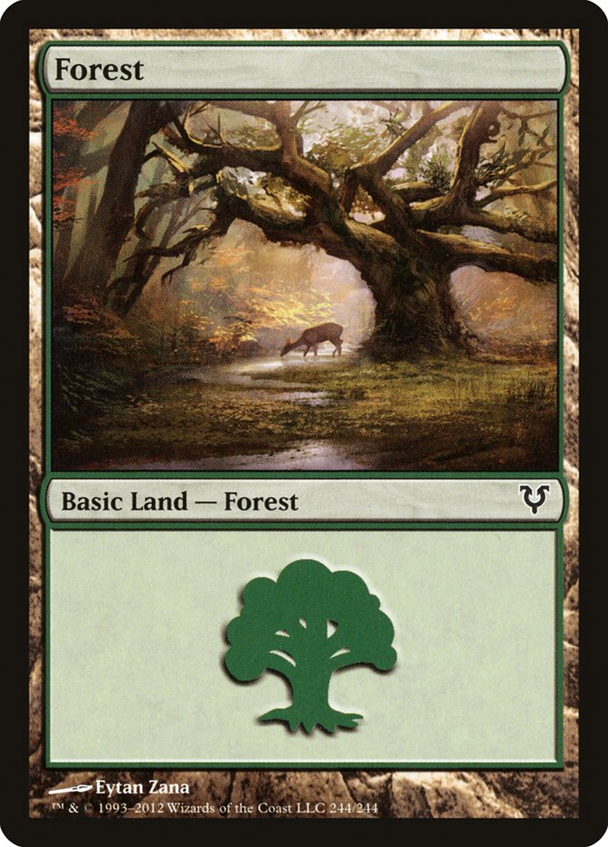 Forest (244) [Avacyn Restored] - The Mythic Store | 24h Order Processing