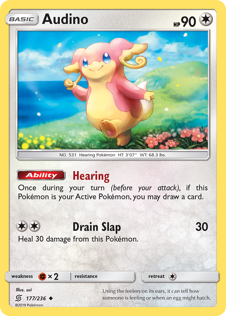 Audino (177/236) [Sun & Moon: Unified Minds] - The Mythic Store | 24h Order Processing