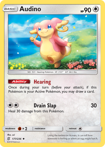 Audino (177/236) [Sun & Moon: Unified Minds] - The Mythic Store | 24h Order Processing