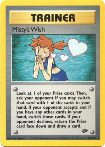 Misty's Wish (108/132) [Gym Challenge Unlimited] - The Mythic Store | 24h Order Processing