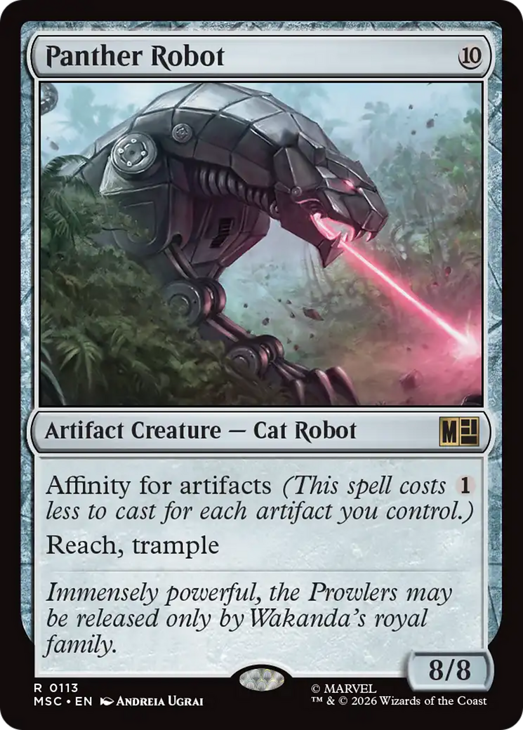 Panther Robot [Marvel Super Heroes Commander] - The Mythic Store | 24h Order Processing
