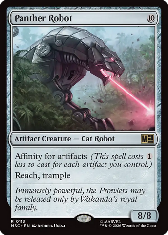 Panther Robot (Surge Foil) [Marvel Super Heroes Commander] - The Mythic Store | 24h Order Processing