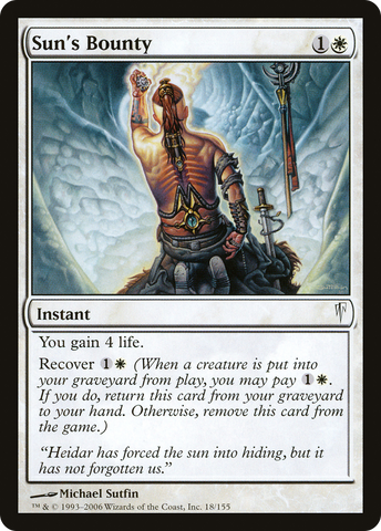 Sun's Bounty [Coldsnap] - The Mythic Store | 24h Order Processing