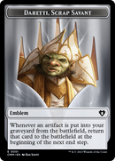 Soldier (0009) // Daretti, Scrap Savant Emblem Double-Sided Token [Commander Masters Tokens] - The Mythic Store | 24h Order Processing