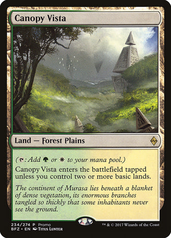 Canopy Vista (Promo) [Standard Showdown Promos] - The Mythic Store | 24h Order Processing