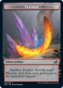 Feather // Human Soldier (005) Double-Sided Token [Ikoria: Lair of Behemoths Tokens] - The Mythic Store | 24h Order Processing