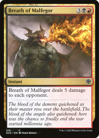 Breath of Malfegor [Starter Commander Decks] - The Mythic Store | 24h Order Processing