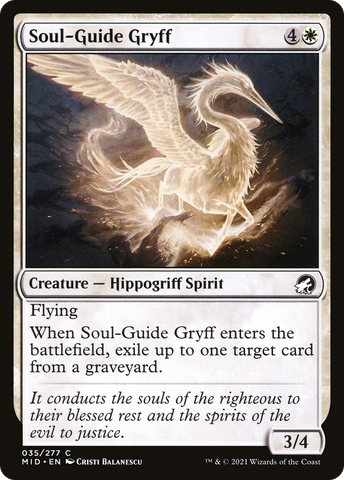 Soul-Guide Gryff [Innistrad: Midnight Hunt] - The Mythic Store | 24h Order Processing