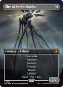 Sire of Seven Deaths (Borderless) (Mana Foil) [Foundations] - The Mythic Store | 24h Order Processing