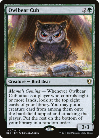 Owlbear Cub [Commander Legends: Battle for Baldur's Gate] - The Mythic Store | 24h Order Processing