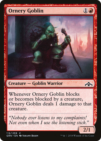 Ornery Goblin [Guilds of Ravnica] - The Mythic Store | 24h Order Processing