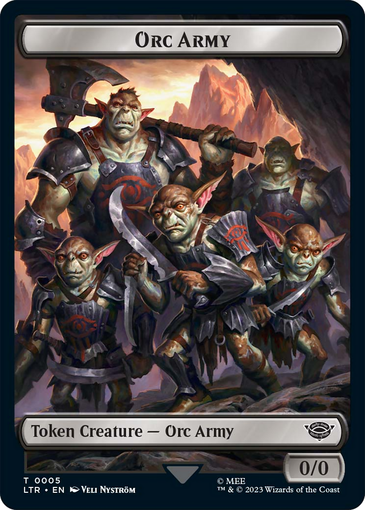 Food (11) // Orc Army (05) Double-Sided Token [The Lord of the Rings: Tales of Middle-Earth Tokens] - The Mythic Store | 24h Order Processing