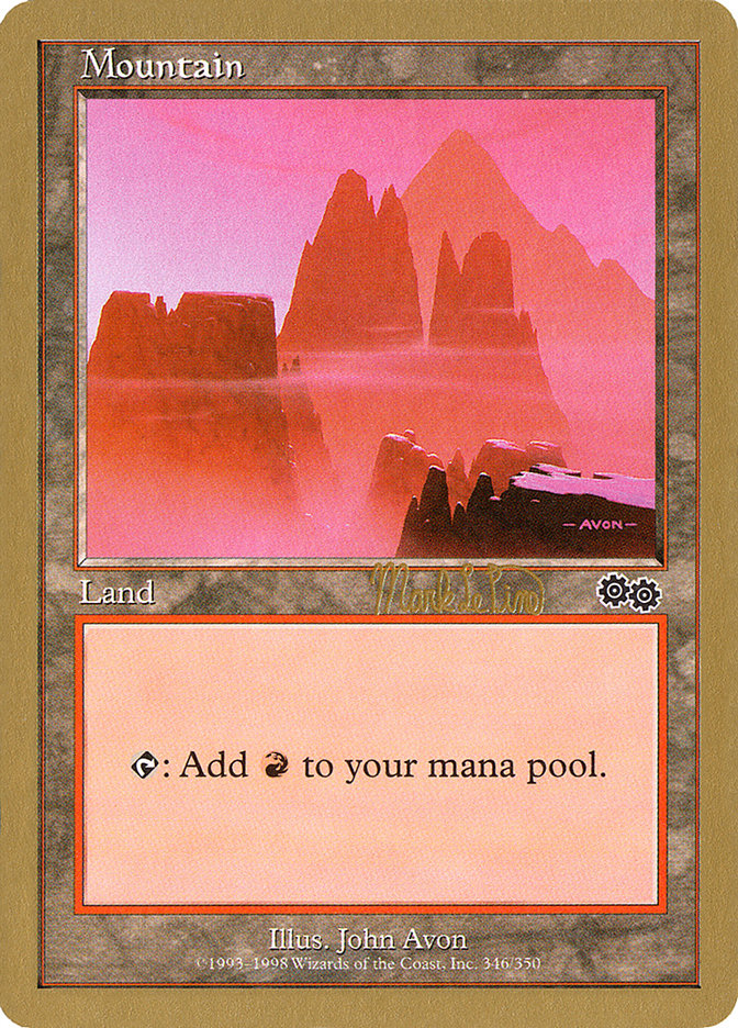 Mountain (mlp346b) (Mark Le Pine) [World Championship Decks 1999] - The Mythic Store | 24h Order Processing
