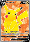 Pikachu V (157/172) [Sword & Shield: Brilliant Stars] - The Mythic Store | 24h Order Processing
