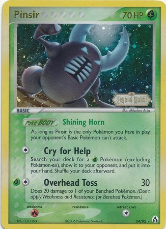 Pinsir (24/92) (Stamped) [EX: Legend Maker] - The Mythic Store | 24h Order Processing