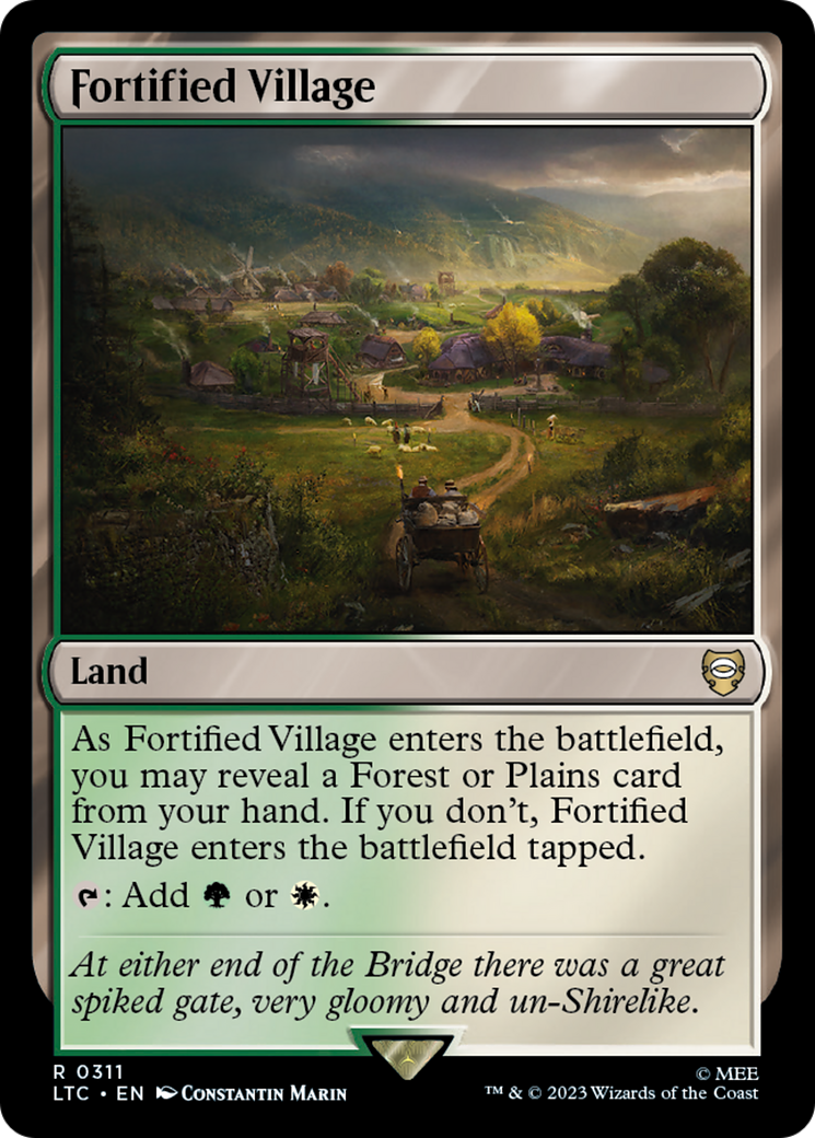 Fortified Village [The Lord of the Rings: Tales of Middle-Earth Commander] - The Mythic Store | 24h Order Processing