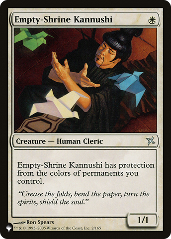 Empty-Shrine Kannushi [The List] - The Mythic Store | 24h Order Processing