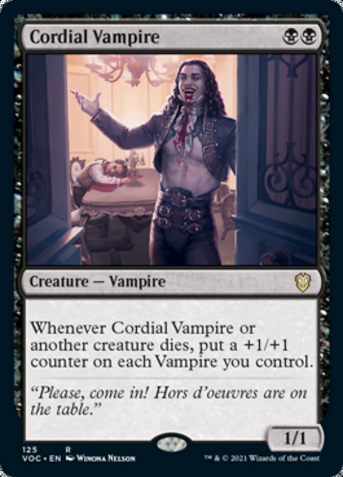 Cordial Vampire [Innistrad: Crimson Vow Commander] - The Mythic Store | 24h Order Processing
