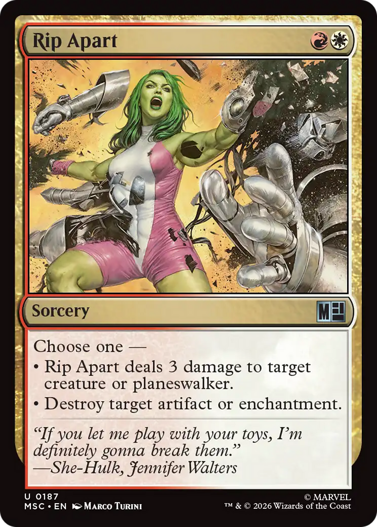 Rip Apart (Surge Foil) [Marvel Super Heroes Commander] - The Mythic Store | 24h Order Processing