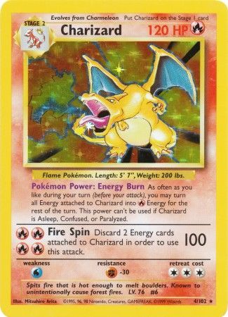 Charizard (4/102) [Base Set Unlimited] - The Mythic Store | 24h Order Processing
