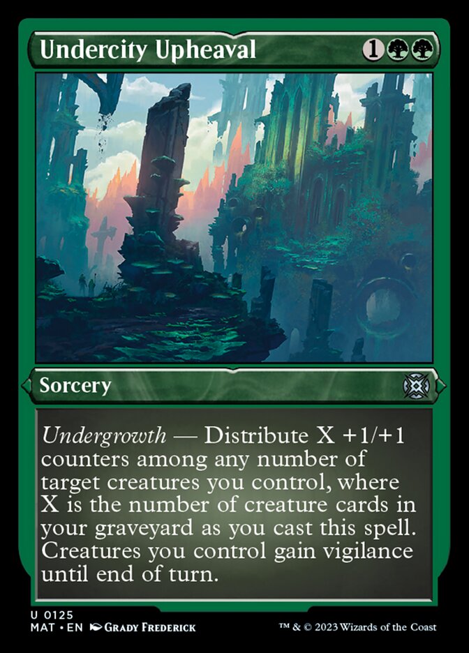 Undercity Upheaval (Foil Etched) [March of the Machine: The Aftermath] - The Mythic Store | 24h Order Processing