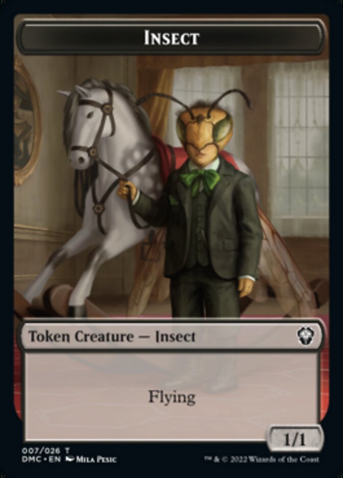 Insect Token [Dominaria United Commander Tokens] - The Mythic Store | 24h Order Processing