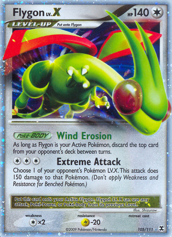 Flygon LV.X (105/111) [Platinum: Rising Rivals] - The Mythic Store | 24h Order Processing
