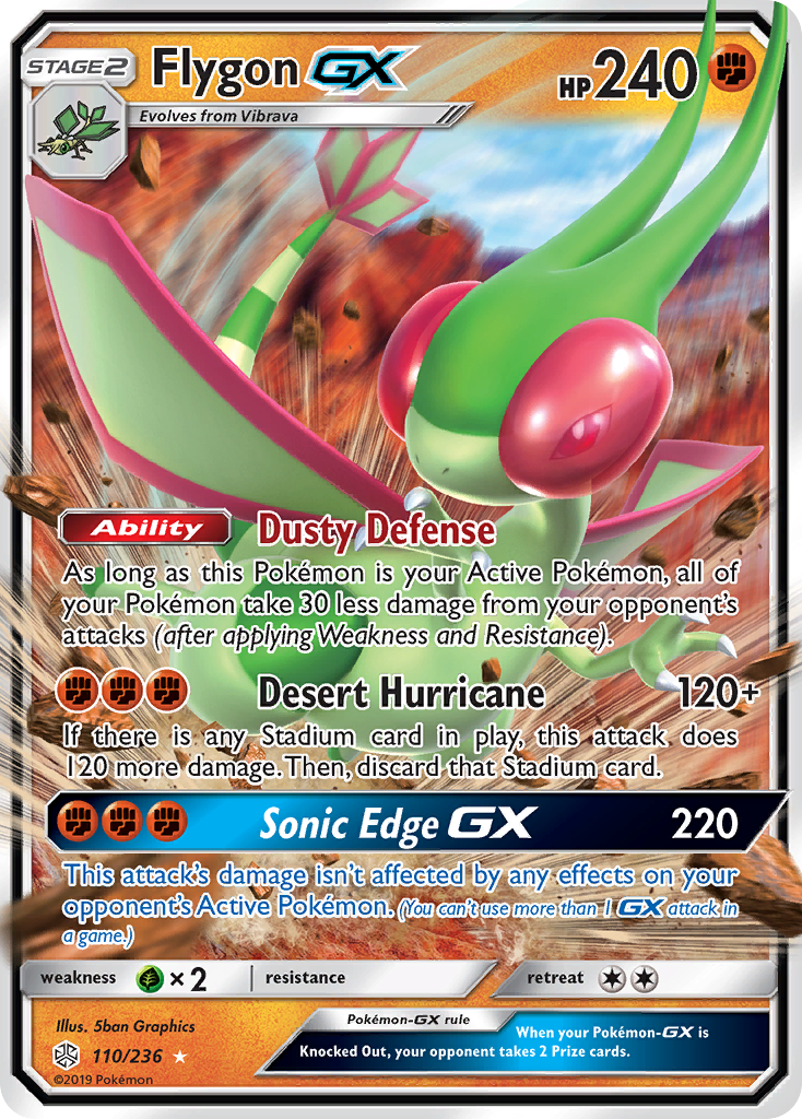 Flygon GX (110/236) [Sun & Moon: Cosmic Eclipse] - The Mythic Store | 24h Order Processing