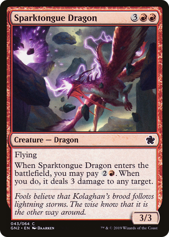 Sparktongue Dragon [Game Night 2019] - The Mythic Store | 24h Order Processing