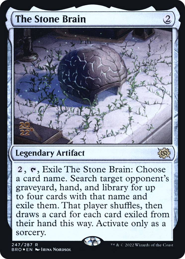 The Stone Brain [The Brothers' War Prerelease Promos] - The Mythic Store | 24h Order Processing