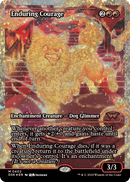 Enduring Courage (Japan Showcase Fracture Foil) [Duskmourn: House of Horror] - The Mythic Store | 24h Order Processing