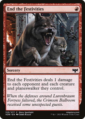 End the Festivities [Innistrad: Crimson Vow] - The Mythic Store | 24h Order Processing