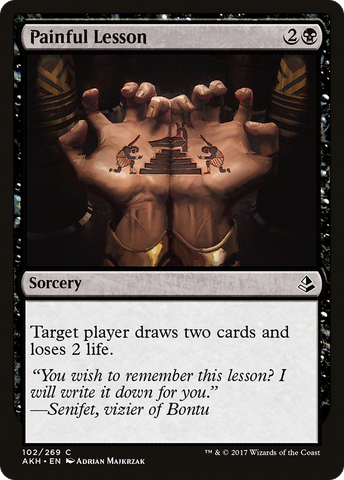 Painful Lesson [Amonkhet] - The Mythic Store | 24h Order Processing