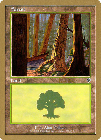 Forest (jt348a) (Jan Tomcani) [World Championship Decks 2001] - The Mythic Store | 24h Order Processing