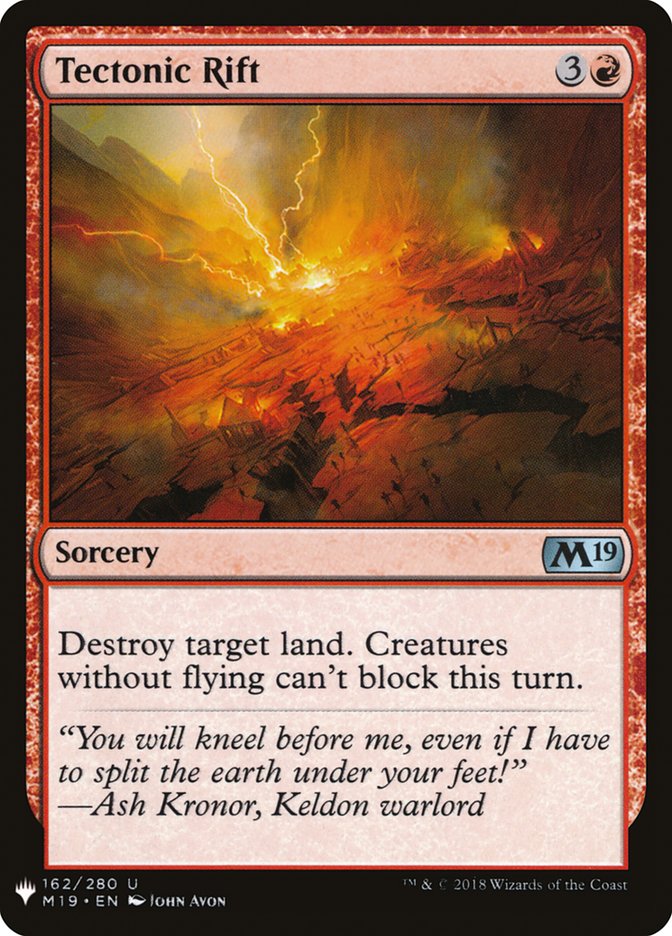 Tectonic Rift [Mystery Booster] - The Mythic Store | 24h Order Processing