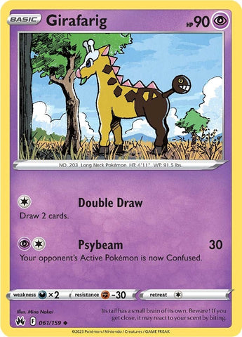 Girafarig (061/159) [Sword & Shield: Crown Zenith] - The Mythic Store | 24h Order Processing