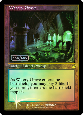 Watery Grave (Retro) (Serialized) [Ravnica Remastered] - The Mythic Store | 24h Order Processing