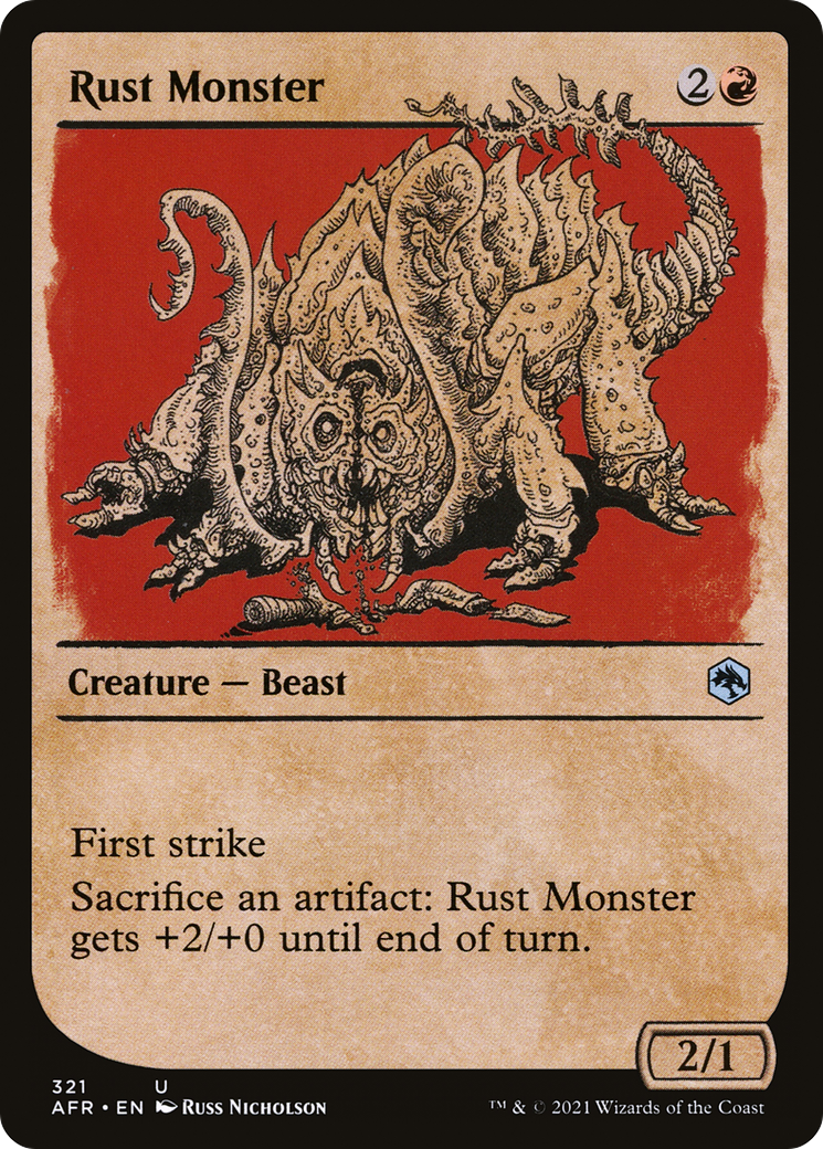 Rust Monster (Showcase) [Dungeons & Dragons: Adventures in the Forgotten Realms] - The Mythic Store | 24h Order Processing