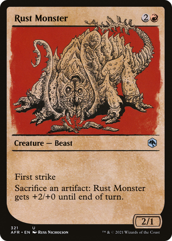Rust Monster (Showcase) [Dungeons & Dragons: Adventures in the Forgotten Realms] - The Mythic Store | 24h Order Processing